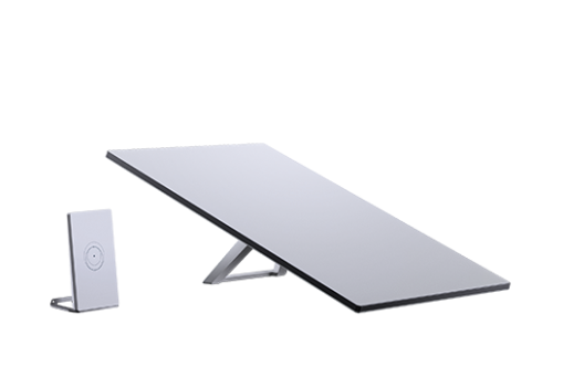 Starlink Standard actuated satellite dish and Wi-Fi router