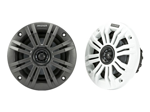 Kicker KM 4" marine coaxial speaker