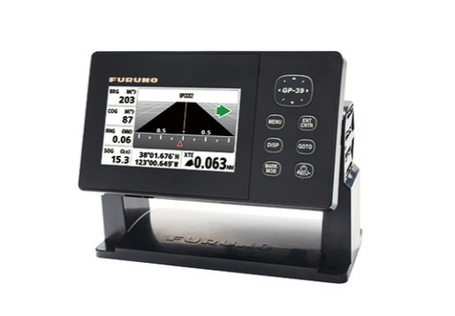 Furuno GP-39 GPS Navigator on a navigation highway screen